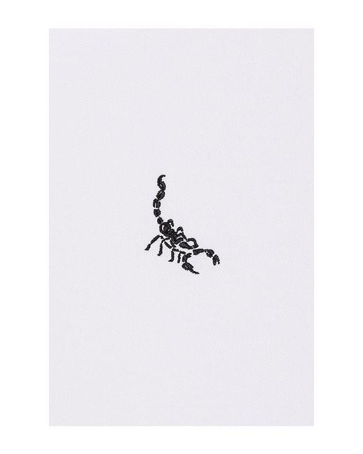 Devereux Golf White The Scorpion Icon Polo for men