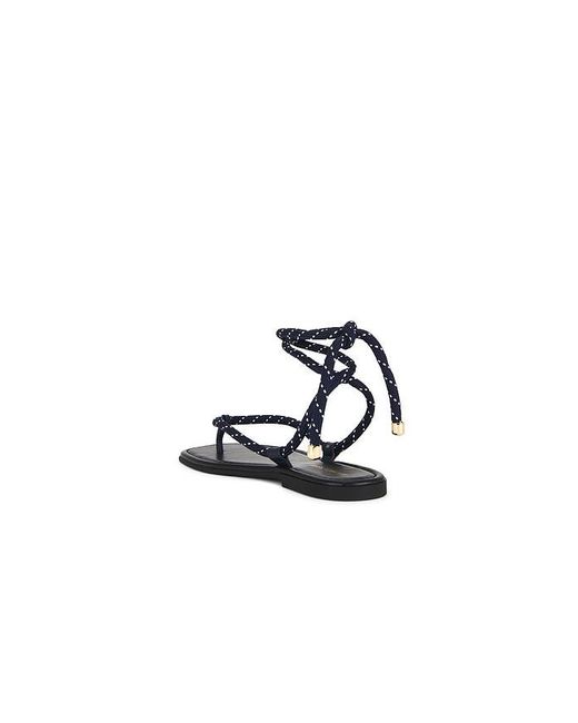 Veronica Beard Black Carmina Cord Sandal