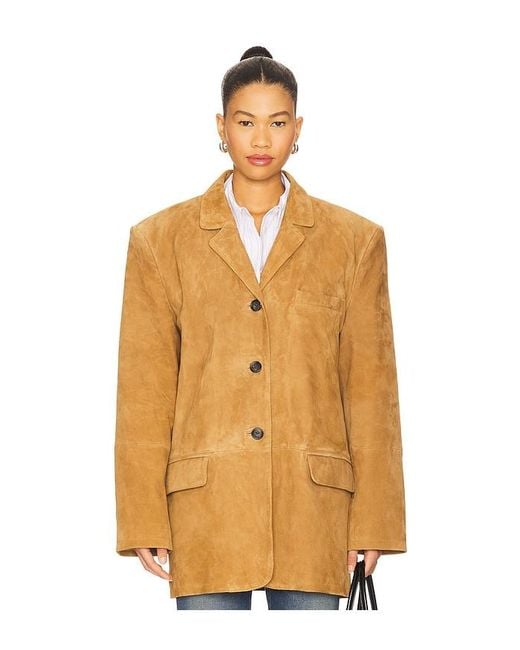 Smythe Blue Suede Weekend Jacket