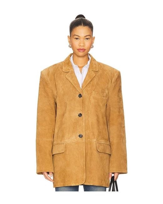 Smythe Suede Weekend Jacket Blue