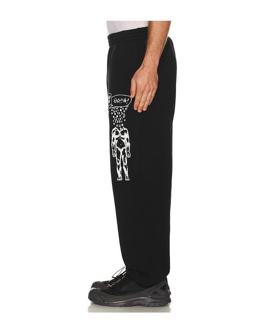 Brain Dead Black Psychic Studies Sweatpant for men