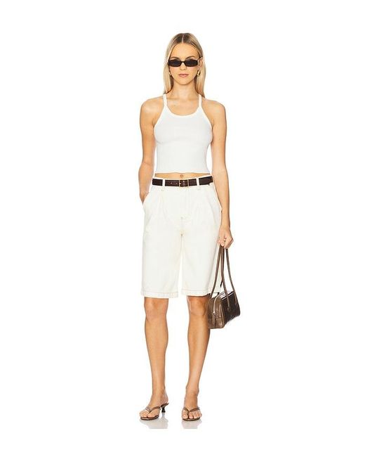 Blank NYC White Denim Short