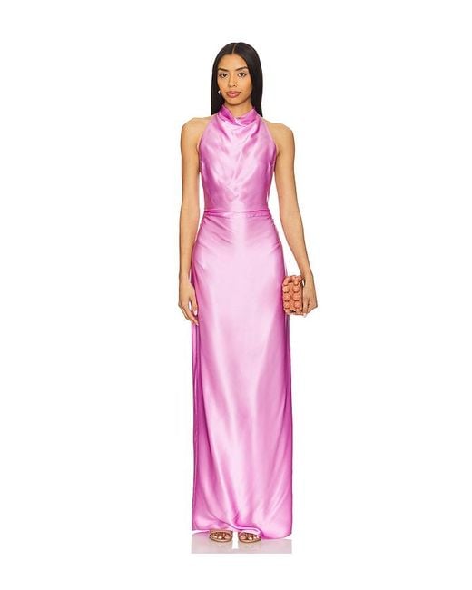 Amanda Uprichard Pink Kleid Marcine