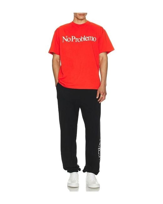 No Problemo Black Sweatpant for men