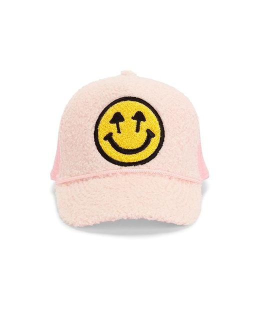 Happy Caps Natural Sherpa Meshback Hat