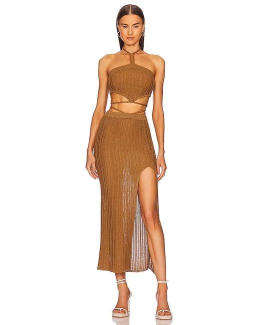 Michael Costello Orange X Revolve Sylvan Knit Top