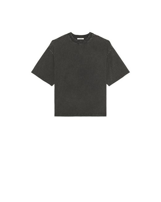 Entire studios Black Heavy Boxy Tee for men