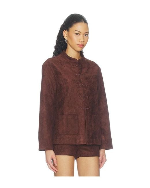 Amanda Uprichard Red Brooklyn Jacket