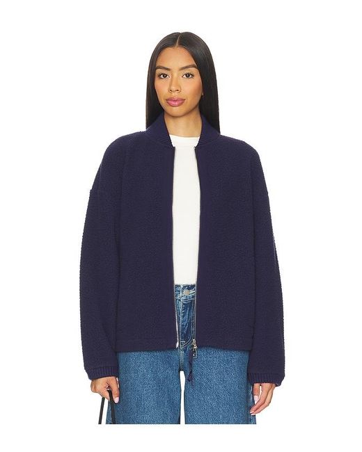 Varley Blue Willmont Patch Pocket Fleece