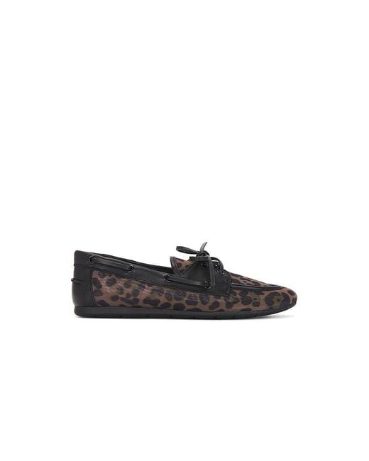 Steve Madden Black Sag Boat Shoes