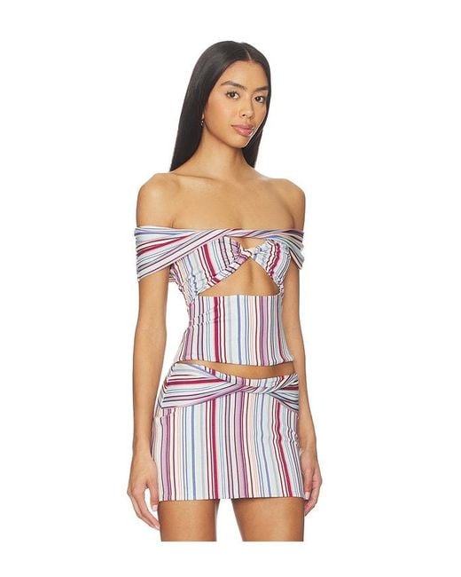 Tiger Mist White Haze Twist Top