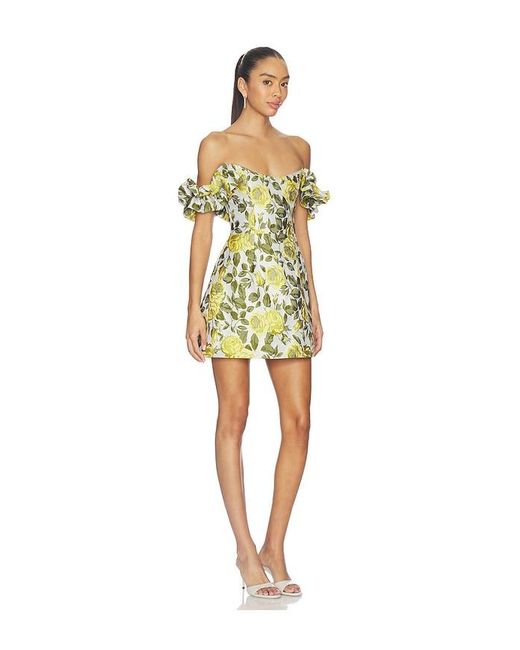 Katie May Yellow Antheia Mini Dress