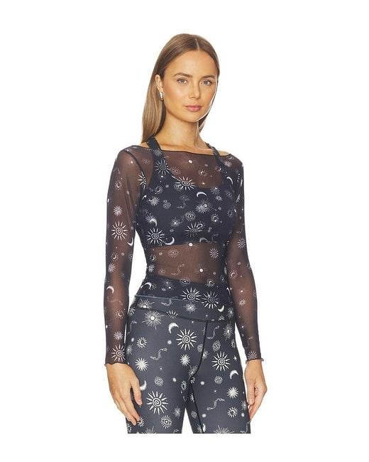 Spiritual Gangster Blue Solstice Olivia Top