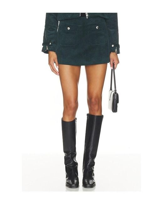 Blank NYC Blue Mini Skirt