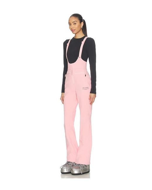 White/space Multicolor High Waisted Riding Bib