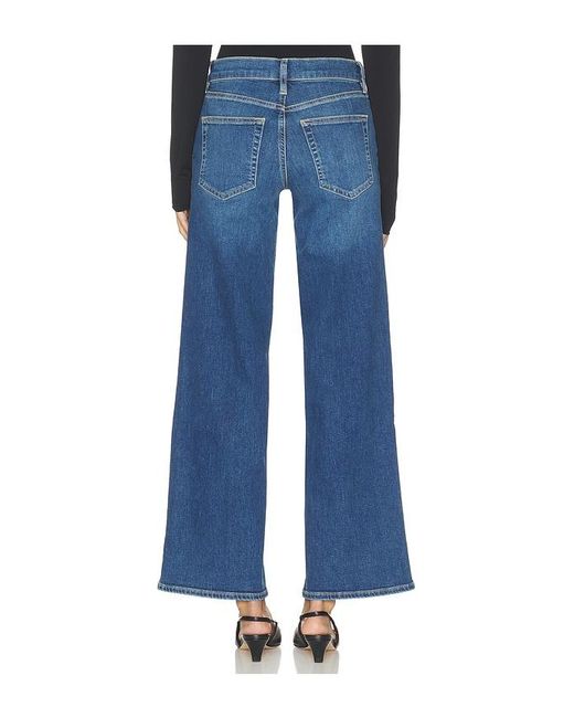 FRAME Blue Low Rise Le Slim Palazzo Jeans