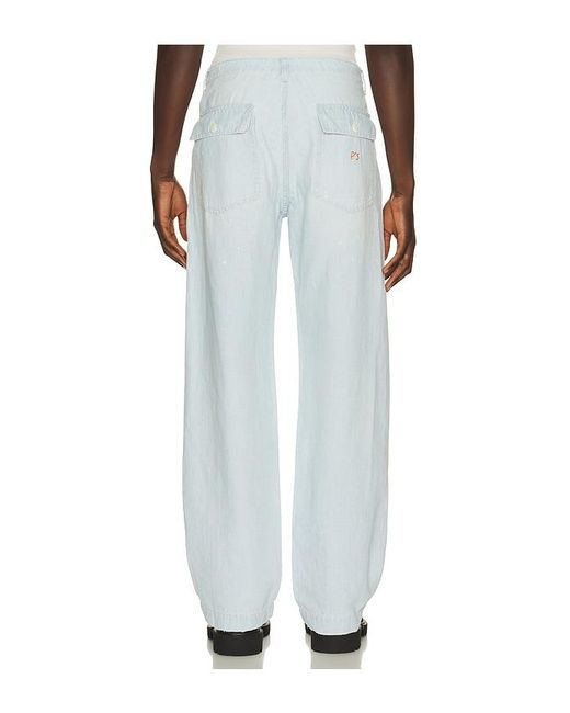 President's White Fatigue Original Chambray Pants for men