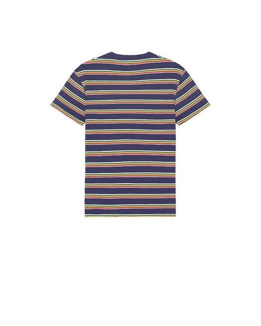 Camiseta De Cuello Redondo Stripe En Color Azul Talla En Polo Ralph Lauren de hombre de color Blue