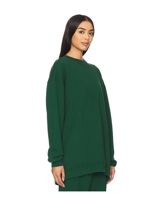 DONNI. Green X Revolve Eco Fleece Crewneck Sweatshirt
