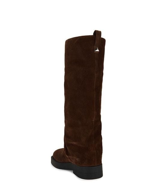 SCHUTZ SHOES Brown Keira Up Cloak Boot