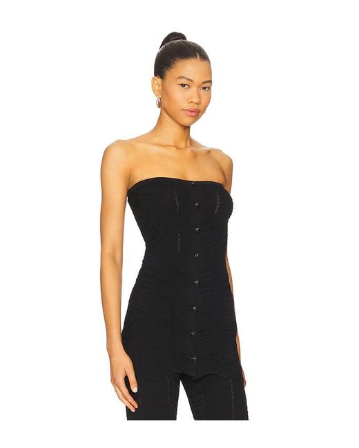 Tiffany Top En Color Negro Talla (También En M, S, Xl, Xs) Devon Windsor de color Black