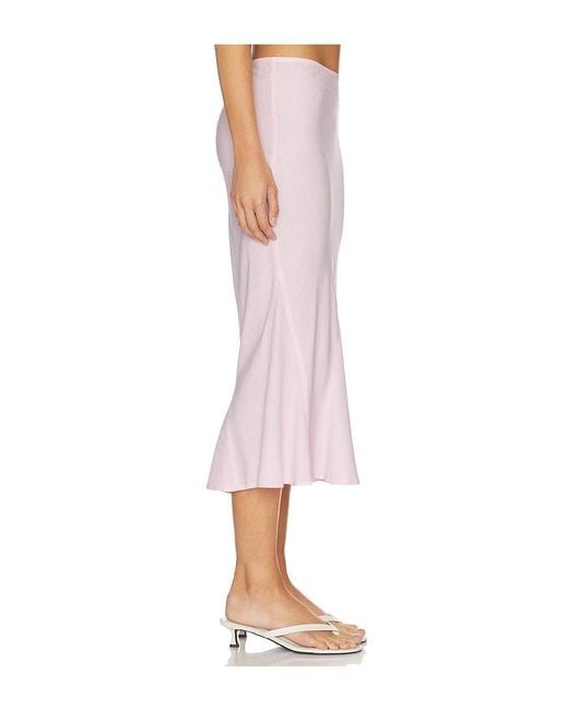 Lovers + Friends Pink Opal Midi Skirt