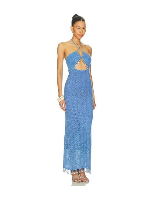 CAPITTANA Blue Daria Dress