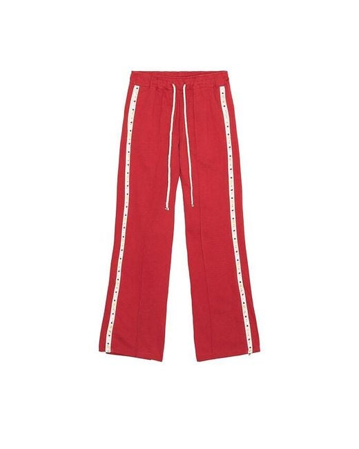NAHMIAS Red Novelty Track Pant for men