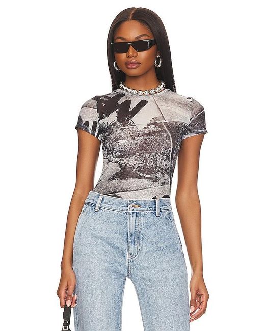 Miaou Blue Mini Tee