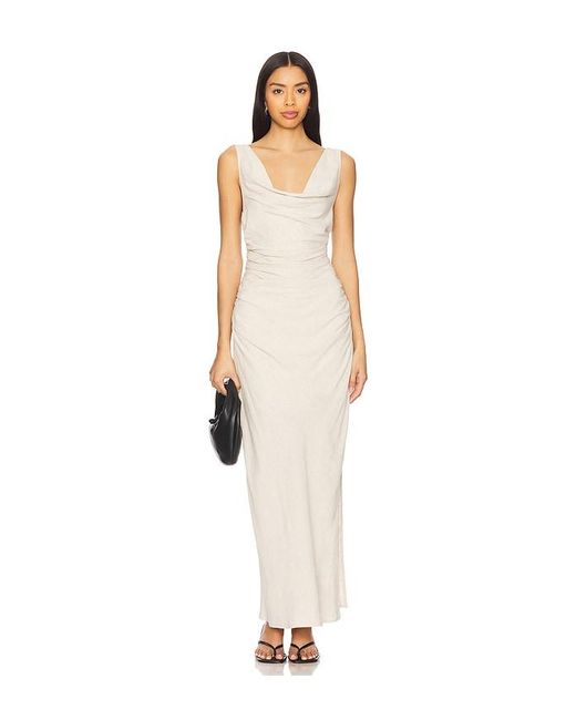 SOVERE Bella ミディ丈ドレス White