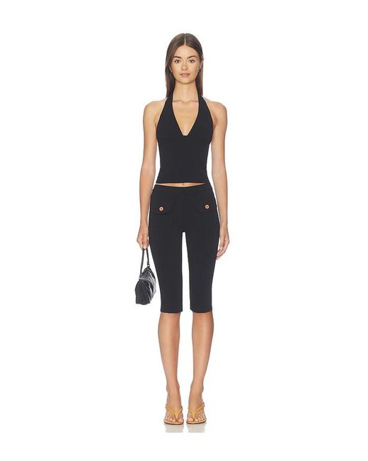 Oddli Black Halter Top