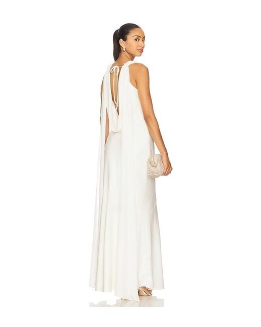 Runaway the Label White Gabriella Maxi Dress
