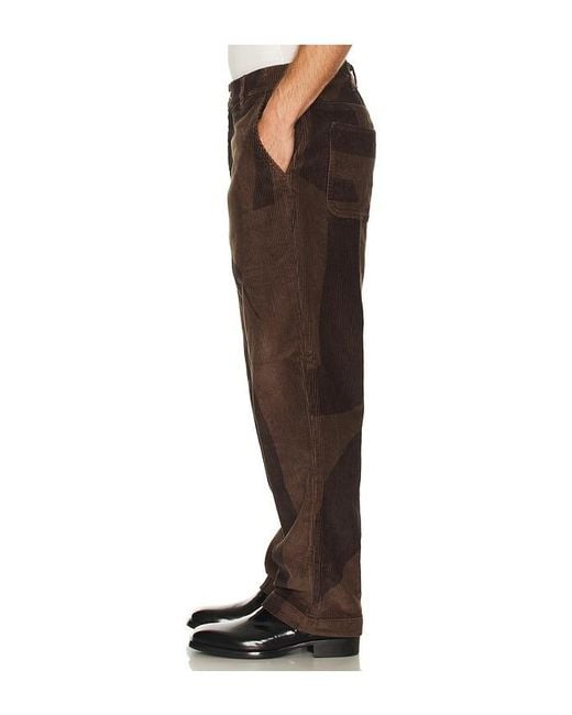 by Parra Brown Detached Pants for men