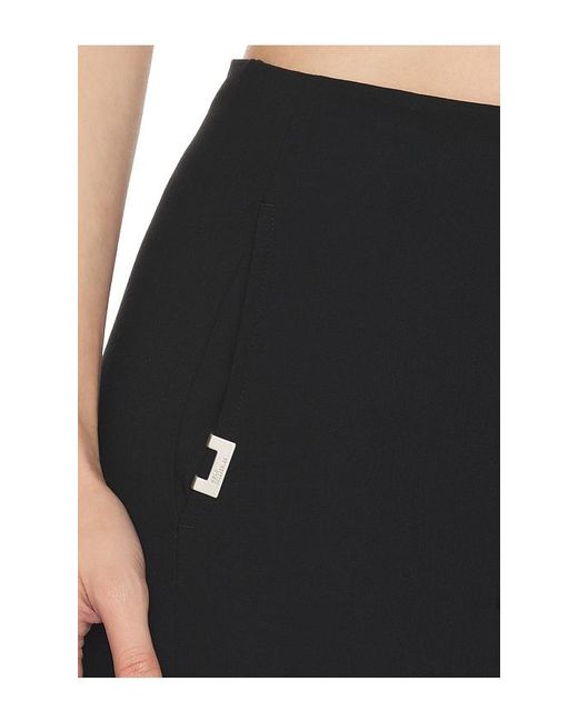 Halo Black Brace Waist Slim Trouser