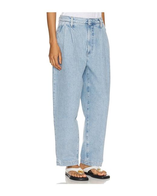 Agolde Blue Becker Wide Leg Jeans