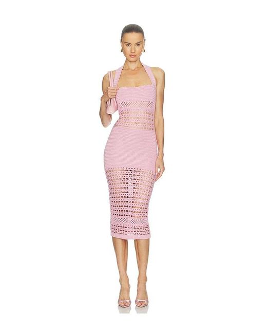 retroféte Pink Jaycee Dress