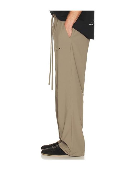 Stampd White Nylon Wide Leg Pant for men
