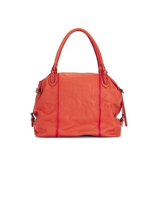 Free People Red Emerson Tote Bag