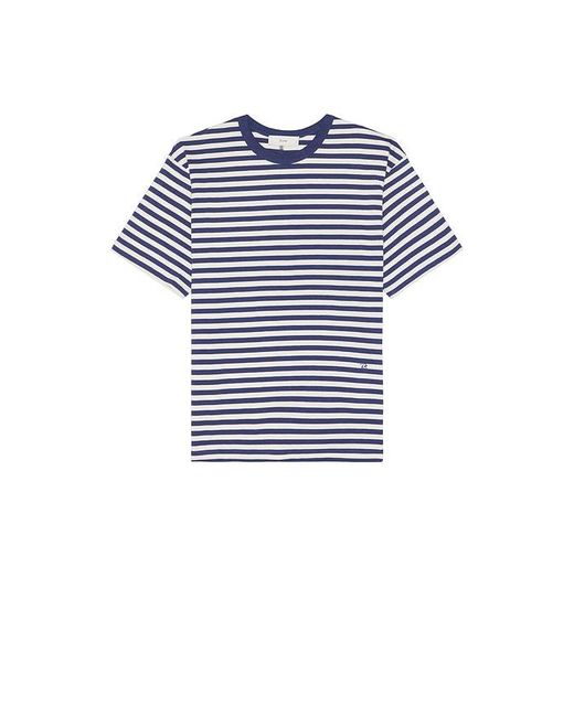 DUNST Blue Striped Tee Shirt for men