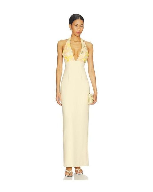 MAJORELLE White Maizie Gown
