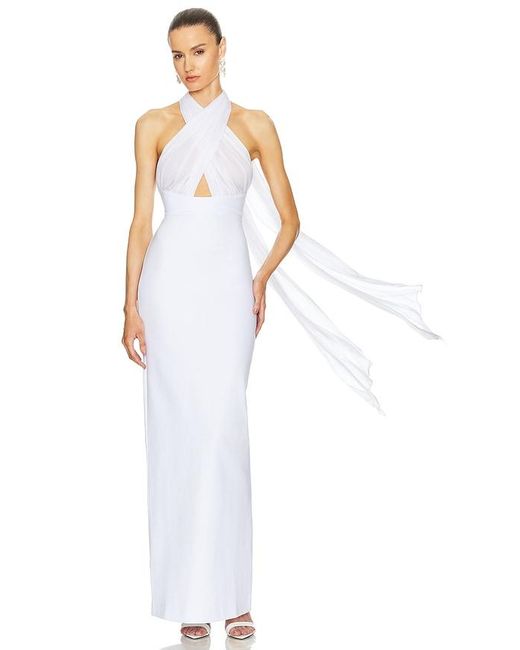 Helsa White The Amber Dress