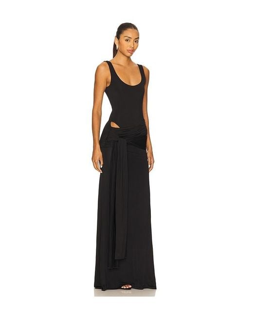 Lovers + Friends Black Haydee Gown