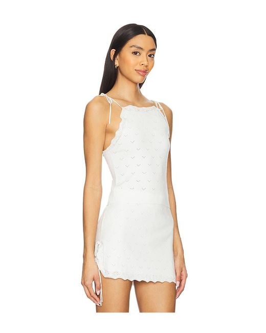 Amanda Uprichard White Hanalei Top
