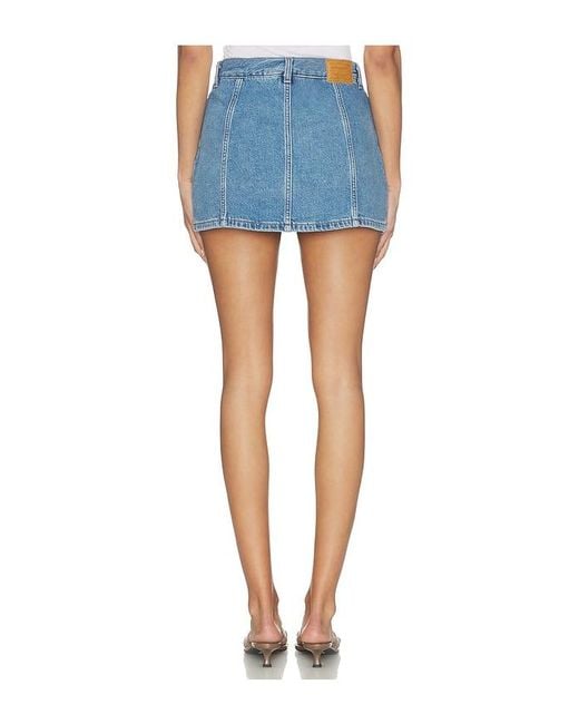 Levi's Blue Button Front Skort