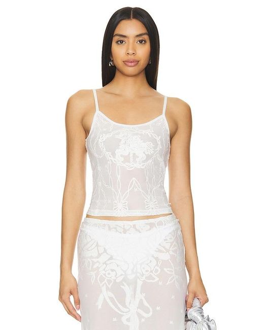 MARRKNULL White Lace Cami