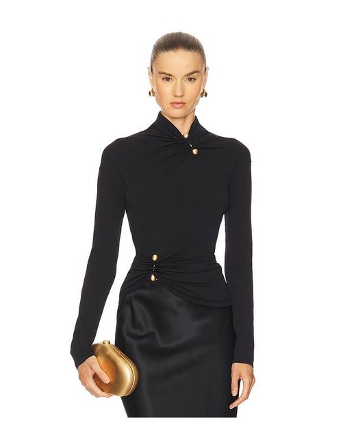 Cult Gaia Black Callie Top