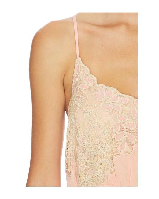 Sea White Gracelyn Lace Embroided Maxi Slip Dress