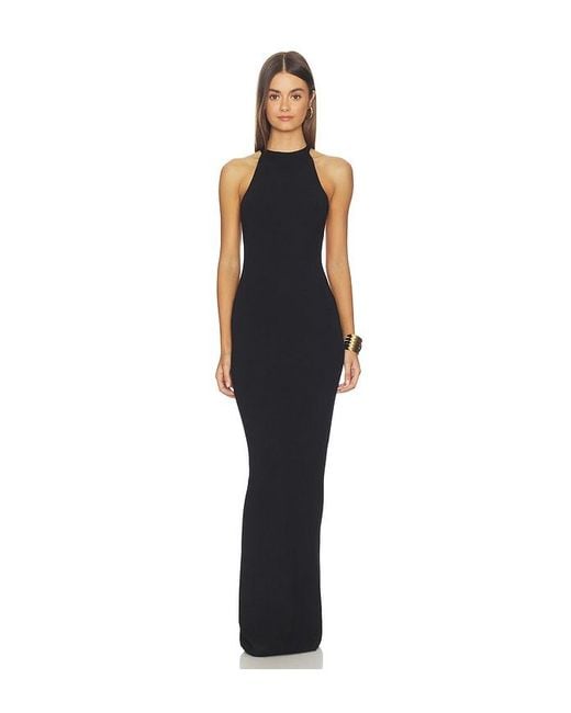 LPA Blue Manjari Maxi Dress