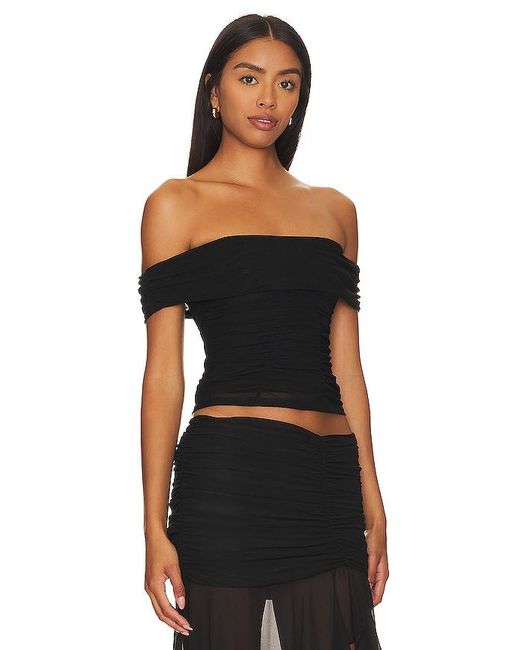 MAJORELLE Black Cara Top