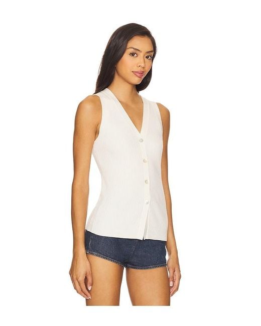 Rails White Tatia Top